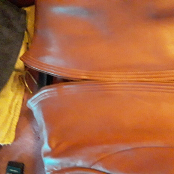 2 leather jackets 1 tan 2xl 1brown XL still with tags a original bag Delancy lea - Picture 5 of 6